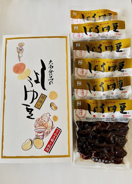 Ｏ-６　(しょうゆ豆小　170g×6袋)豆