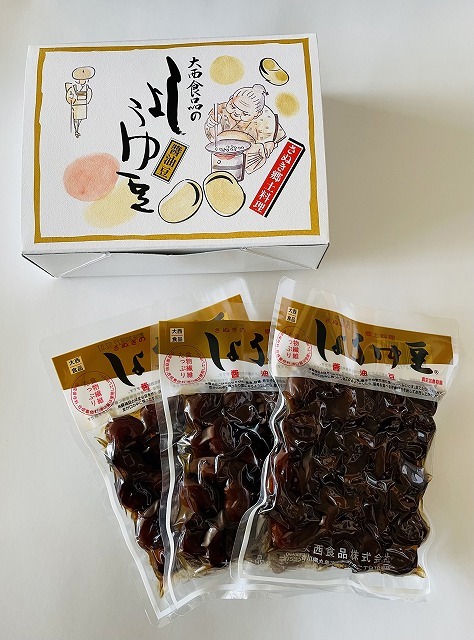 Ｏ-３　(しょうゆ豆小　170g×3袋)豆