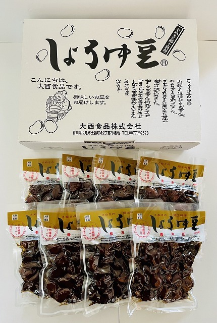 Ｏ-８　(しょうゆ豆小　170g×8袋)豆