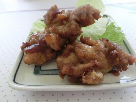 「しょうゆ豆」のから揚げ